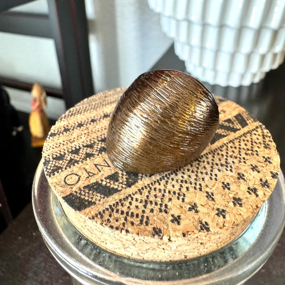 Brown Mod Statement Ring - image 5